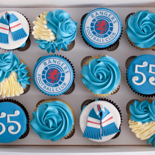 Rangers football cupcakes near me