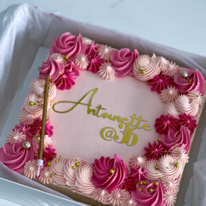 Personalized 1/2 Celebration Sheet Cake | Sweet Myrtle Bakery