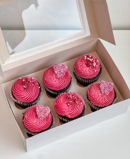 Chocolate raspberry cupcakes