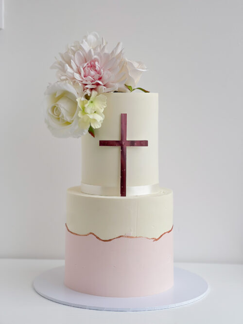 Faultline communion/ christening  cake.