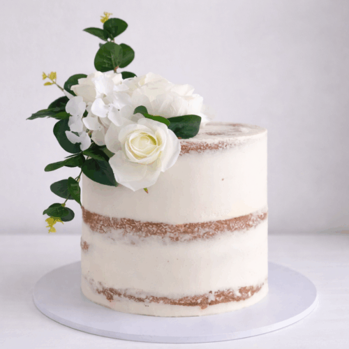 Semi-naked Floral cake