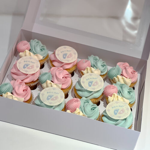 Gender Reveal Cupcakes (Next Day)