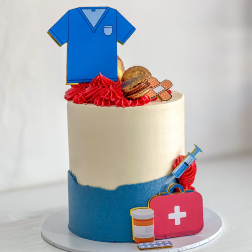 Doctor, nurse, Healthcare Hero Cake