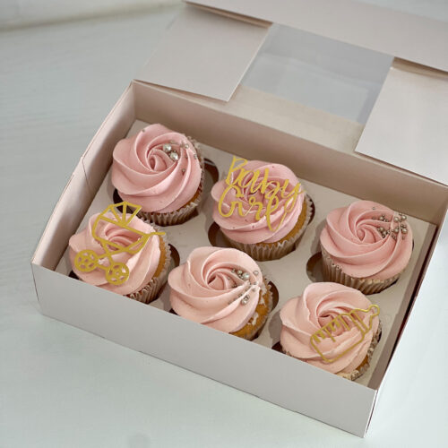 Baby girl cupcakes (classic)