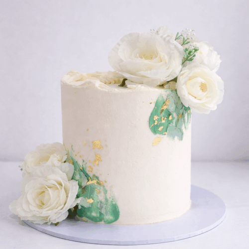 Elegant Floral  Cake