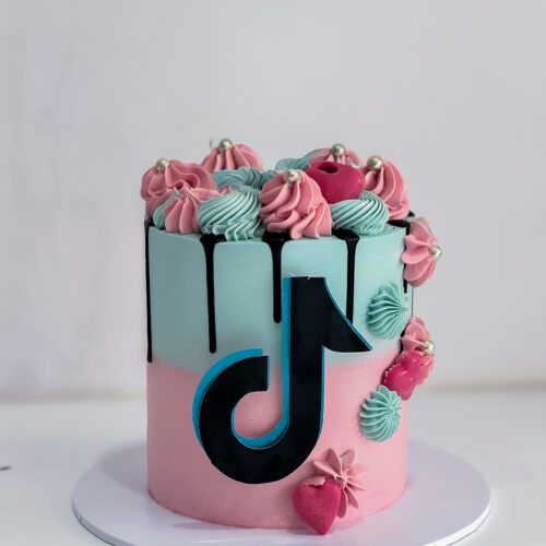 Tik-tok  themed cake