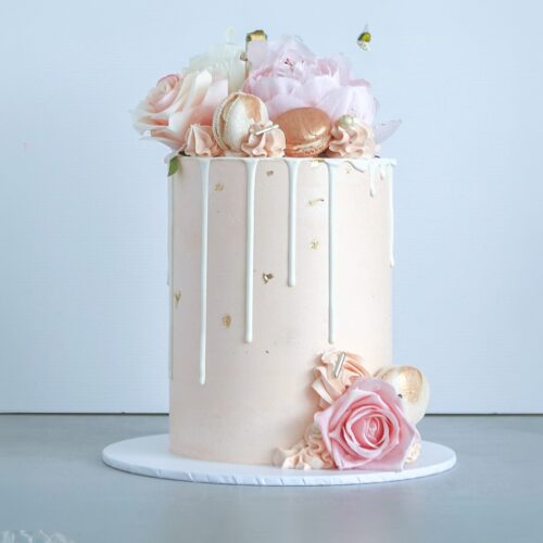 Pastel Drip Cake – Custom Colour Celebration Cake | Cake and All, Bellshill, Glasgow, North Lanarkshire