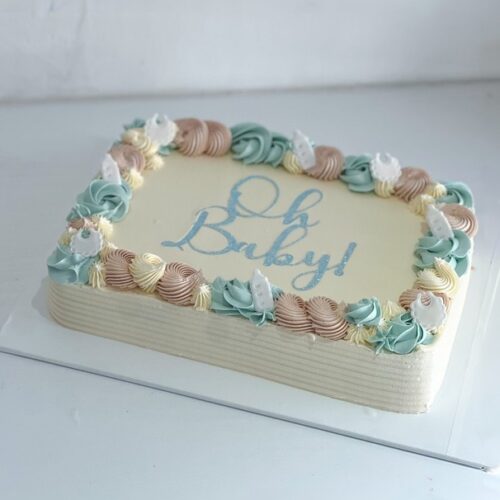Sheet cake - Baby themed – Custom Kids Birthday Cake | Cake and All, Glasgow