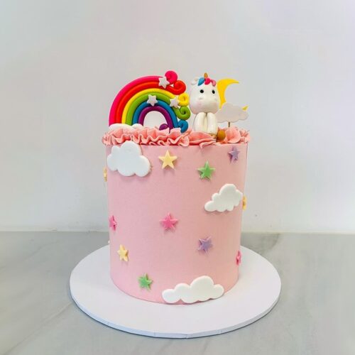 Magical Unicorn & Rainbow Cake – Custom Kids Birthday Cake | Cake and All, Glasgow