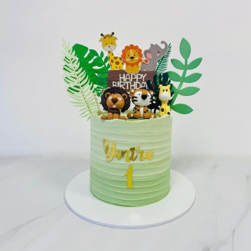 Jungle animals cake – Custom Kids Birthday Cake | Cake and All, Glasgow