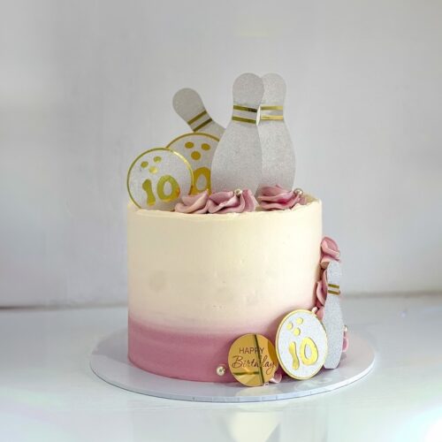 Bowling theme cake – Custom Kids Birthday Cake | Cake and All, Glasgow