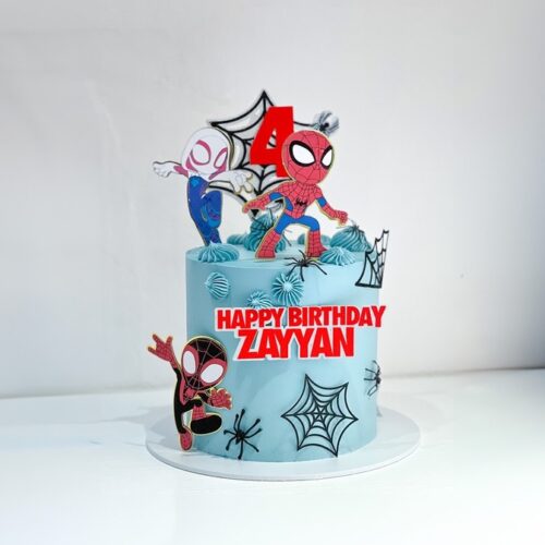 Spidey and Friends cake – Custom Kids Birthday Cake | Cake and All, Glasgow