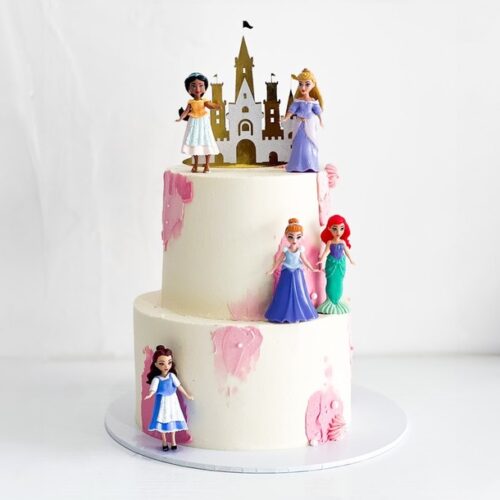 Princesses kids cake – Custom Kids Birthday Cake | Cake and All, Glasgow