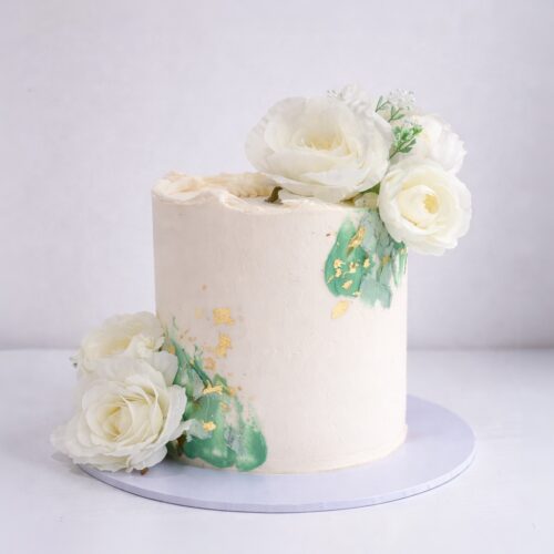 Elegant Floral Buttercream Cake – Birthday and Celebration | Cake and All, Glasgow, North Lanarkshire