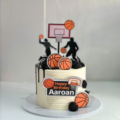 Basketball themed Cake – Custom Kids Birthday Cake | Cake and All, Glasgow