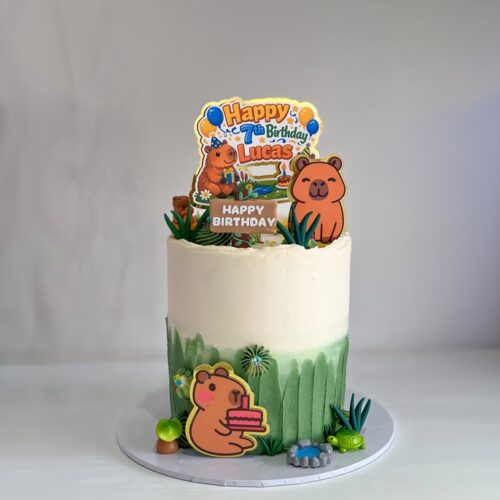 Capybara themed cake – Custom Kids Birthday Cake | Cake and All, Glasgow