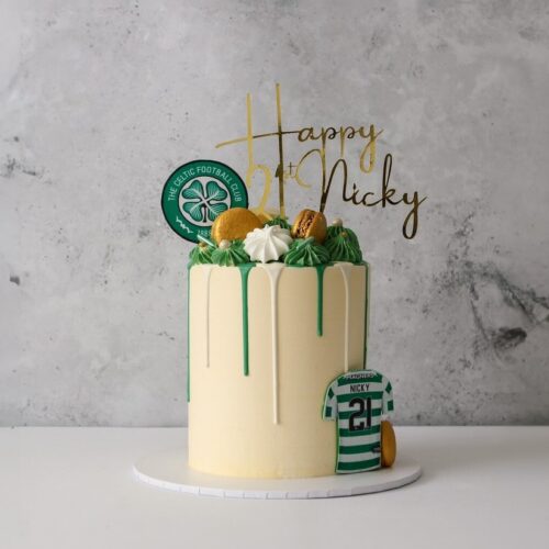 Football drip cake – Custom Kids Birthday Cake | Cake and All, Glasgow