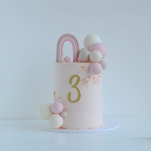 Rainbow and spheres cake – Custom Kids Birthday Cake | Cake and All, Glasgow