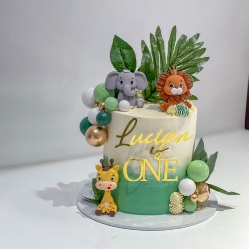 Safari Jungle cake – Custom Kids Birthday Cake | Cake and All, Glasgow