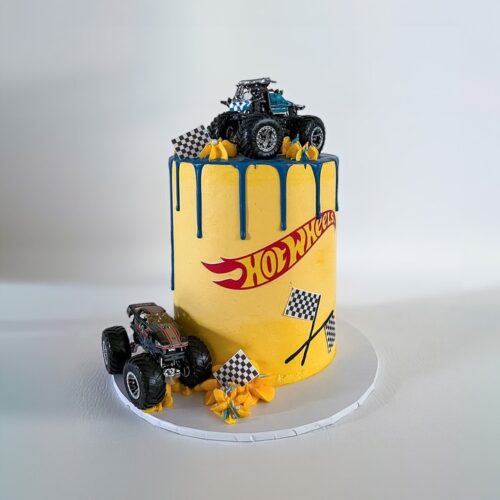 Hot wheels car cake – Custom Kids Birthday Cake | Cake and All, Glasgow