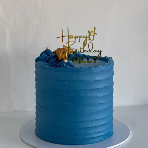 Rustic Texture Buttercream Celebration Cake (Next Day)