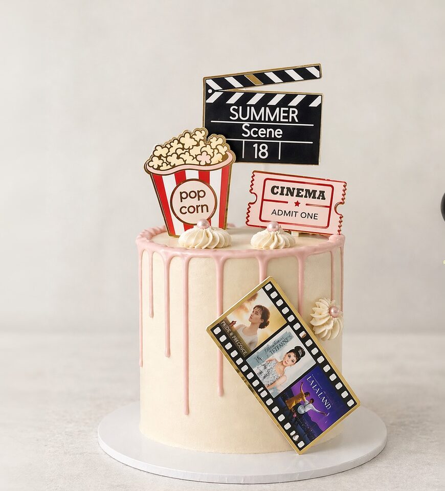 Cinema Themed Birthday Cake