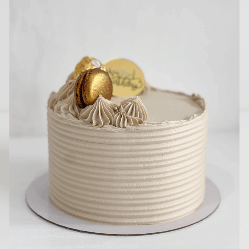 Comb Texture Buttercream Celebration Cake – Up to 2-Tier (Next Day)