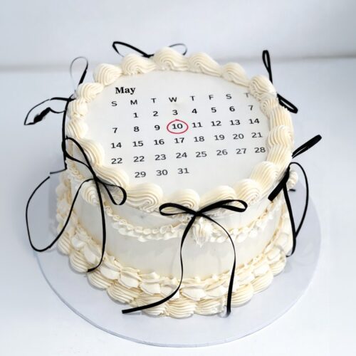 Vintage Cake with Birthday Calendar – Bespoke Celebration | Cake and All, Bellshill, Glasgow, North Lanarkshire