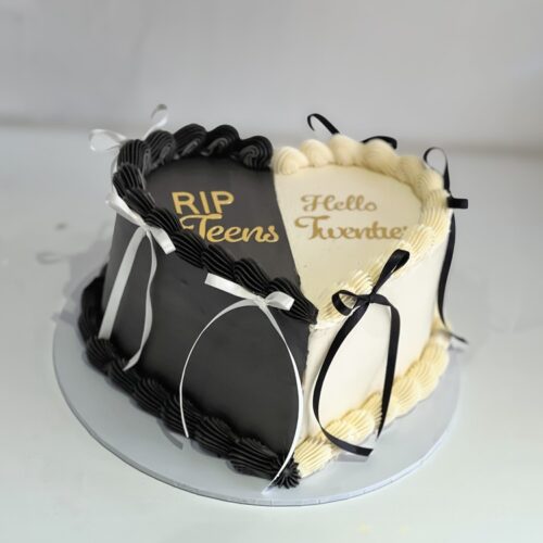 Vintage Retro Heart Cake – RIP Hello | Cake and All, Bellshill, Glasgow, North Lanarkshire