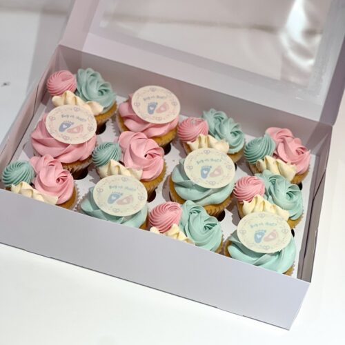 Gender Reveal Cupcakes