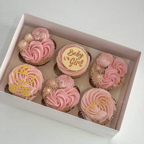Baby Girl Cupcakes